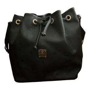 MCM Vintage Classic Black Bucket Bag Made in Germany Original price $375.00
